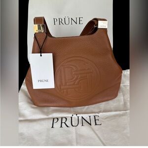 Prune Brown Leather Bag